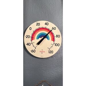 Sunbeam Retro Rainbow wall thermometer
